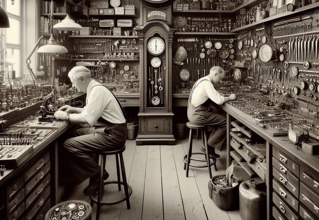 atelier horlogerie années 40